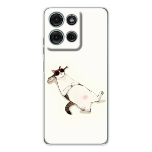 Чехол на тематику: Коты для Motorola Moto G96 5G – Отдых