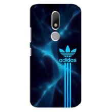 Чехлы Адидас для Motorola Moto M (AlphaPrint) (Синий Адидас)