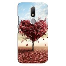 Чехлы для любимой на Мото М (VPrint) (Дерево сердце)