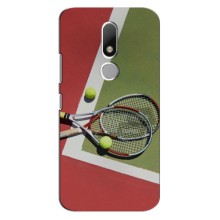 Чехлы с принтом Спортивная тематика для Motorola Moto M – Ракетки теннис