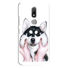 Чохли з собаками для Motorola Moto M (VPrint) (Радісний Хаскі)
