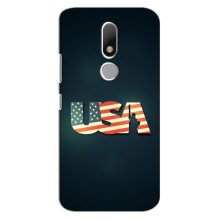 Чехол Флаг USA для Motorola Moto M – USA