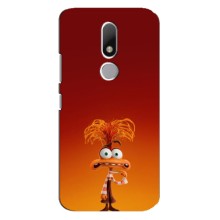 Чехол Головоломка для Motorola Moto M - (AlphaPrint) (Тревожность)