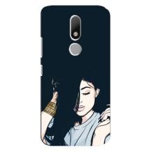 Чехол с печатью для Motorola Moto M - (Мода) (AlphaPrint) (Красивая девочка)
