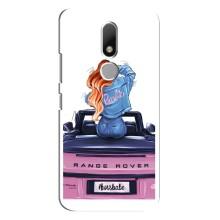 Чехол с печатью для Motorola Moto M - (Мода) (AlphaPrint) (На машине)