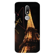 Чехол с Эйфелевой башней на Motorola Moto M – Paris