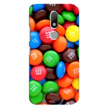 Чохол з зображенням смачної їжі для Motorola Moto M (Різнокольорові M&M'S)