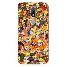 Чохли з принтом НАРУТО на Motorola Moto M (Коллаж Наруто)