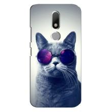 Чехол с принтом для Motorola Moto M (AlphaPrint) Модные коты (Стильный кот)
