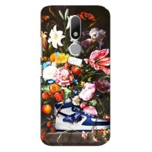 Чехол для Motorola Moto M - с принтом Найк (AlphaPrint) (Стиль Найк)