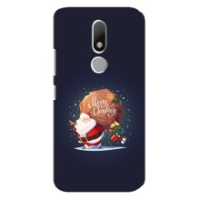 Чехол Санта Клаус для Motorola Moto M (Подарки от Санты)