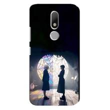 Чехлы Венсдей на Motorola Moto M Уэнсдей (AlphaPrint) (Уэнздей и Инид)