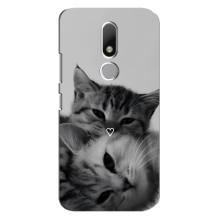 Чохол з малюнком кіт на Motorola Moto M – Пара котів