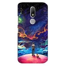Космические Чехлы для Мото М (VPrint) (Галактический вид)