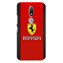 Силиконовый бампер с картинкой машины на Motorola Moto M – Ferrari Logo