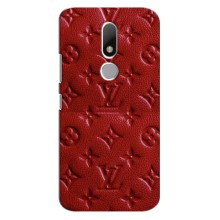 Текстурный Чехол Louis Vuitton для Мото М – Красный ЛВ