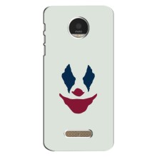 Чехлы с картинкой Джокера на Motorola Moto Z Play – Лицо Джокера