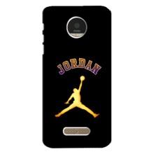 Чехлы для Motorola MOTO Z Play - с картинкой JORDAN (AlphaPrint) (Jordan Gold)