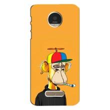 Чехлы с Обезьянами NFT для Motorola MOTO Z Play (AlphaPrint) (Скучающая Обезьяна NFT)