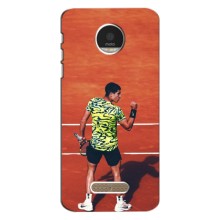 Чохли з прінтом Спортивна тематика для Motorola Moto Z Play – Алькарас Тенісист