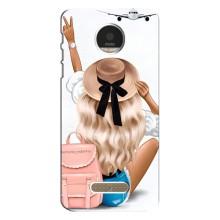 Чехол с печатью для Motorola MOTO Z Play - (Мода) (AlphaPrint) (Путешествие)