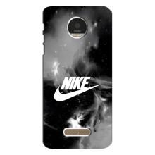 Чехол для Motorola MOTO Z Play - с принтом Найк (AlphaPrint) (Лого Найк)