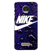 Чехол для Motorola MOTO Z Play - с принтом Найк (AlphaPrint) (Найк принт)