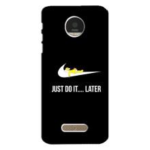 Чехол с Симпсонами для Motorola MOTO Z Play (VPrint) (Гомер Later)