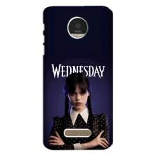 Чехлы Венсдей на Motorola MOTO Z Play Уэнсдей (AlphaPrint) (Wednesday)