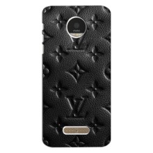 Текстурный Чехол Louis Vuitton для Мото З Плей – Черный ЛВ