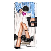 Силиконовый Чехол на Motorola Moto Z Play с картинкой Стильных Девушек – Мода