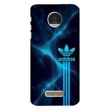 Чехлы Адидас для Motorola MOTO Z (AlphaPrint) – Синий Адидас