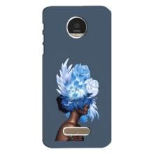 Чехлы (ART) Цветы на Motorola MOTO Z (VPrint) – Цветы на голове