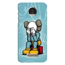 Чохли для Motorola MOTO Z - Bearbrick Louis Vuitton (PREMIUMPrint) (Плач Bearbrick)