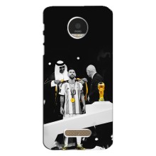Чохли для Motorola MOTO Z (Leo чемпіон) (AlphaPrint) (Мессі коронований)