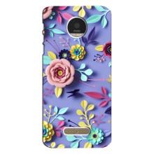 Чехлы с Цветами для Motorola MOTO Z (VPrint) – Цветочный дизайн