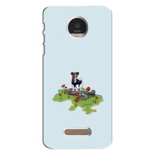 Чехлы с картинкой собаки Патрон для Motorola MOTO Z (AlphaPrint) (Сапер Пес)