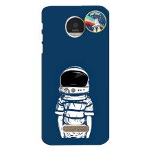 Чохол NASA для Motorola MOTO Z (AlphaPrint) (Хлопчик в шоломі)