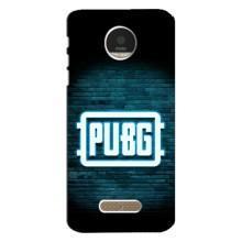 Чехол PUBG для Мото Зет (AlphaPrint) – Лого PUBG