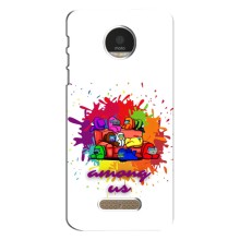 Чохли Амонг Ас для Motorola MOTO Z (AlphaPrint) (Яскравий АмонгАс)