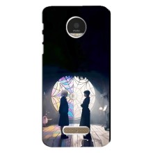 Чехлы Венсдей на Motorola MOTO Z Уэнсдей (AlphaPrint) (Уэнздей и Инид)