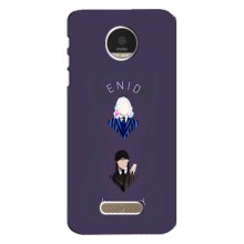 Чехлы Венсдей на Motorola MOTO Z Уэнсдей (AlphaPrint) (Уэнздей и подруга)