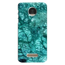 Мраморный чехол на Motorola MOTO Z (VPrint) (Зеленый мрамор)