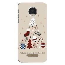 Різдвяні Чохли для Motorola MOTO Z (VPrint) (Merry Christmas)