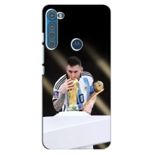 Чехлы Лео Месси Аргентина для Motorola One Fusion Plus (Кубок Мира)
