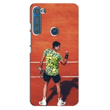 Чехлы с принтом Спортивная тематика для Motorola One Fusion Plus (Алькарас Теннисист)