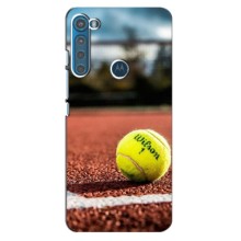Чохли з прінтом Спортивна тематика для Motorola One Fusion Plus – Тенісний корт