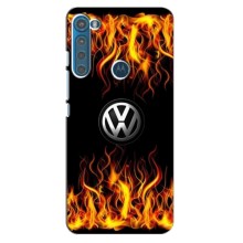 Чехол "Фольксваген" для Motorola One Fusion Plus (Огненный Лого)