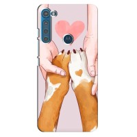Чехол (ТПУ) Милые собачки для Motorola One Fusion Plus (Любовь к собакам)