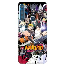 Купить Чехлы на телефон с принтом Anime для Мото Фюжен Плю (Наруто постер)